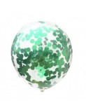 Set 5 Baloane Confetti Verzi 30 cm