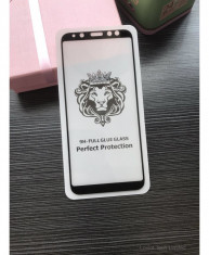 Geam soc protector full lcd lion huawei y6 (2018) negru foto
