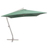 Umbrela suspendata, stalp de aluminiu, 300x300 cm, verde GartenMobel Dekor, vidaXL