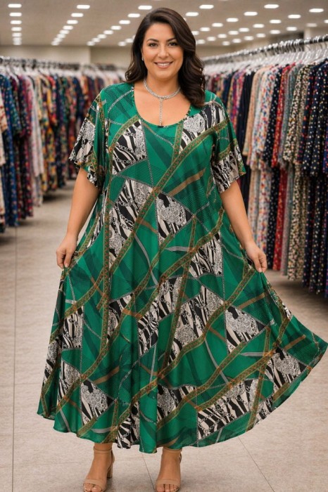 Rochie Maxi din Vascoza cod 0031Marimea