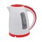 Fierbator electric Rosberg, 2200 W, 1.7 l, ABS, Rosu/Alb