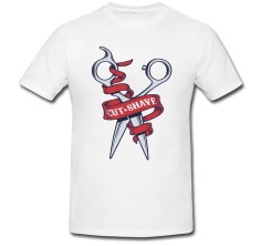 Tricou &amp;quot; Cut &amp;amp; shave &amp;quot; foto
