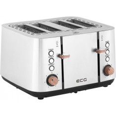 Prajitor de paine ECG ST 4767 Timber, 1850 W, 4 felii, 7 grade de rumenire,