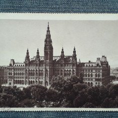 588 - Viena - Primaria / carte postala interbelica Austria Wien Rathaus