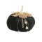Pumpkin decor Black Velvet 12 cm