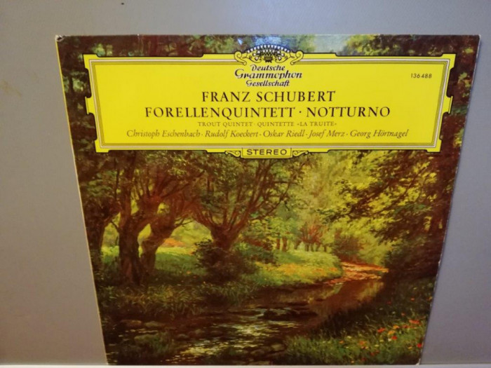 Schubert &ndash; Trout Quintett (1977/Deutsche Grammophon/RFG) - Vinil/Vinyl/NM+