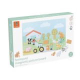 Tabla magnetica cu figurine &ndash; Ferma, Orange Tree Toys