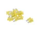 Set 10 Sigurante Auto cu LED 20A, Indicare Ardere, 19mm, Tip M, Localizare Defectiuni Rapida