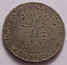 Guadalupe , 50 Centimes 1903, rara ! foto