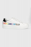 Cumpara ieftin Karl Lagerfeld sneakers din piele Maxi Kup culoarea alb