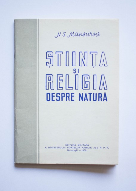 Stiinta si religia despre natura/ N. S. Mansurov