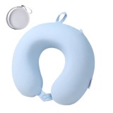 Pern&Auml; travelease, suport ergonomic pentru g&Atilde;&cent;t &Egrave;i cap, spum&Auml; cu memorie, sistem de prindere cu capse, ideal&Auml; pentru voiaj, birou, ma&Egrave;in&Auml;, 30x30