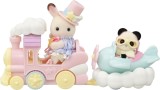 SYLVANIAN FAMILIES-SET PARC DISTRACTIE AVION SI TRENULET