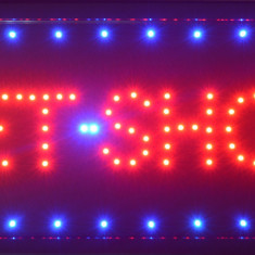 Reclama luminoasa LED - PET SHOP - de interior, 48 x 25cm