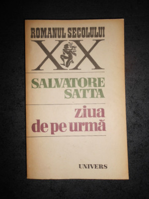 SALVATORE SATTA - ZIUA DE PE URMA foto