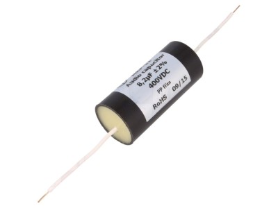 Condensator 8,2uF 400VDC THT foto