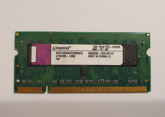 == Memorie RAM laptop 1GB DDR2 Kingston ACR128X64D2S800C6 (PC2-6400S 800MHz) == foto