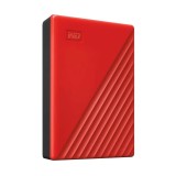 HDD Extern WD My Passport, 4TB, rosu, USB 3.2