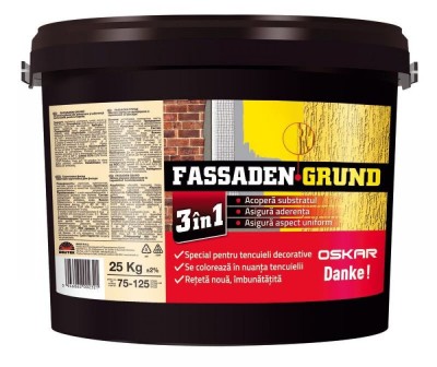 Grund pentru tencuiala decorativa Oskar FassadenGrund, alb foto