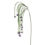 Ramură Artificială Floral Deco, 110cm, Flori Mov, Verde Decorativ Suspendabil, Oem