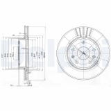 DELPHI BG3702C Disc frana