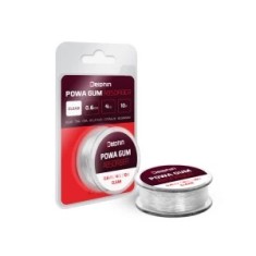 Elastic Delphin Powa Gum Absorber Clear, 1mm, 8kg, 7m foto