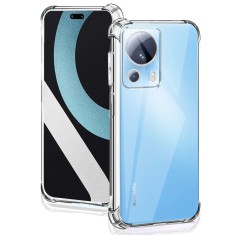Husa antisoc compatibila xiaomi 13 lite, pro airbag, clear foto