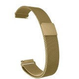 Cumpara ieftin Curea tip Milanese Loop, compatibila Garmin Vivoactive 4, telescoape Quick Release, 22mm, Retro Gold, Very Dream