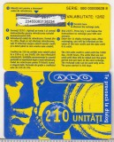 bnk card Romania - Alo Mobil Rom - 210 unitati 12/02 - RO-DIA-ALO-0041-0212A