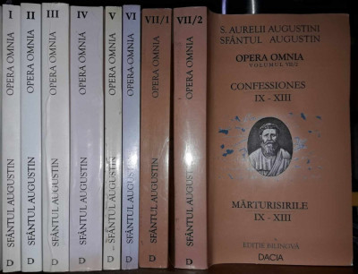 Sfantul Augustin-Opera omnia-8 volume foto