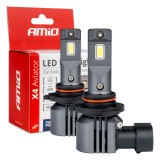 Set becuri auto LED AMiO X4 Aviator HB3/9005 6500K CANBUS 44W