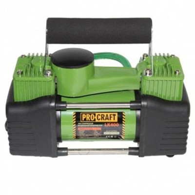 Compresor auto Procraft, 400 W, 80 l/min, 10 bar, 12 V, portabil foto