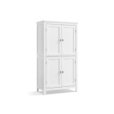 Cumpara ieftin Dulap baie Vasagle Alb 60x30x110 cm