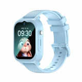 Ceas Smartwatch pentru copii, cu GPS, monitorizare spion, buton SOS, Camera foto, compatibil Android/iOS, Albastru