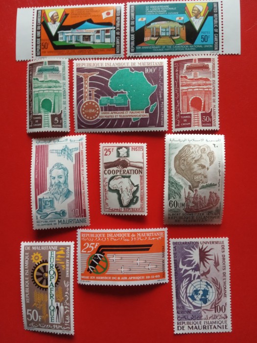 CAMERUN/MAURITANIA - SERII COMPLETE MNH