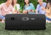 Boxa portabila ZYTEQ&reg;️ Bluetooth wireless, sunet clar si puternic, rezistenta la apa, FM, USB/SD/TF, Aux-in, hands-free, compatibila universal, neagra, Universala