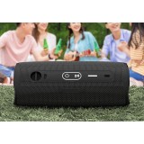 Boxa portabila ZYTEQ&reg;️ Bluetooth wireless, sunet clar si puternic, rezistenta la apa, FM, USB/SD/TF, Aux-in, hands-free, compatibila universal, neagra