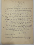 Ion Negoitescu - document vechi - manuscris, semnatura olografa