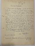 Ion Negoitescu - document vechi - manuscris, semnatura olografa