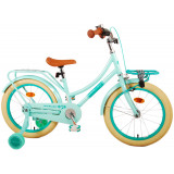 Bicicleta pentru fete Volare Excellent, 18 inch, culoare verde menta, frana de m PB Cod:21777