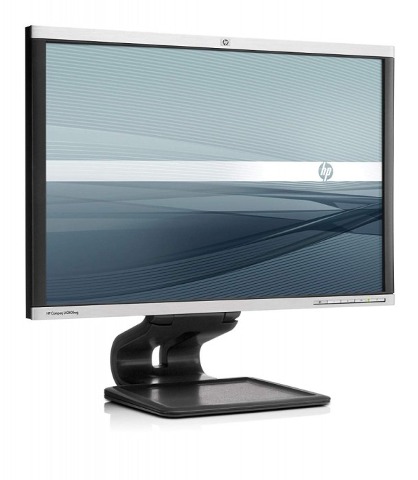 Monitor Second Hand HP LA2405WG, 24 Inch LCD, 1920 x 1200, VGA, DVI, Display Port, USB NewTechnology Media