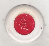 bnk jt Jeton Cazinoul Sinaia - 20000 LS - alb-rosu