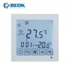 Termostat cu fir pentru aer conditionat BeOk TDS23-AC2, Compatibil cu sisteme HVAC foto