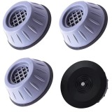 Set de 4 picioruse, anti-zgomot si antiderapante, suporti amortizare vibratii masina de spalat, amortizoare uscator de rufe, frigider, mobilier