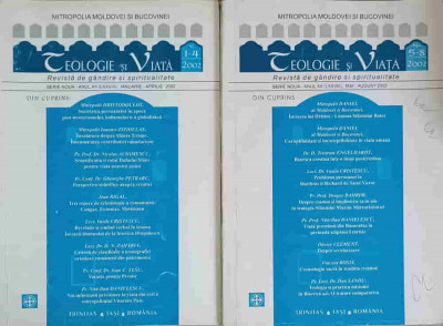 TEOLOGIE SI VIATA. REVISTA DE GANDIRE SI SPIRITUALITATE VOL.1-2 NR.1-8, IANUARIE-AUGUST 2002-MITROPOLIA MOL-243263 foto