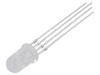 LED RGB 4,9mm 100&deg; Convex - Interval de temperatură: -30&divide;85&deg;C, Optosupply