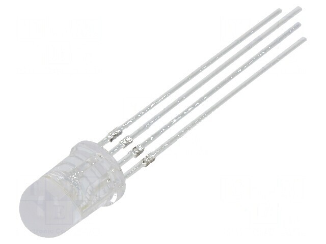 LED RGB 4,9mm 100&deg; Convex - Interval de temperatură: -30&divide;85&deg;C