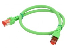 Patch Cord S/FTP Cat6 Verde 0.5m foto