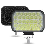 OFF-ROAD автомобилен LED проектор 4 инча 99W 33LED, 12V-24V, 6000K, алуминиев корпус, 8000Lm, Oem