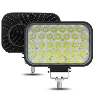 OFF-ROAD автомобилен LED проектор 4 инча 99W 33LED, 12V-24V, 6000K, алуминиев корпус, 8000Lm foto